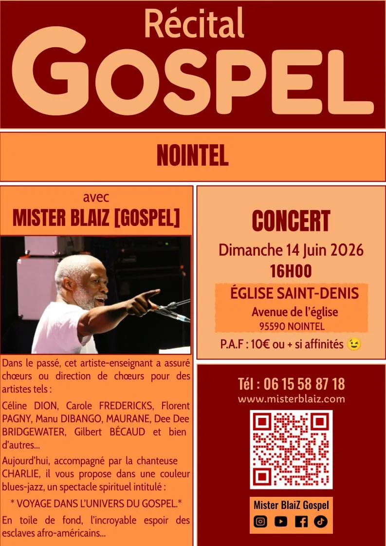 Lire la suite de l'actualité A vos agendas !                                                                  Dimanche 14 juin à 16h00 venez vivre un récital Gospel inoubliable à l&rsquo;église Saint-Denis.